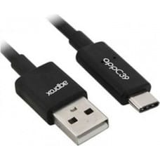 Approx USB 2.0 A uz USB C Kabelis approx! APPC39 1 m Melns