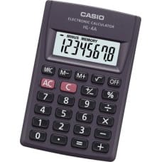 Casio Kalkulators Casio HL-4A Pelēks Sveķi (8 x 5 cm)