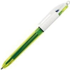 BIC Pildspalva Bic Fluor 4 krāsas Tumsā spīdošs 12 gb.