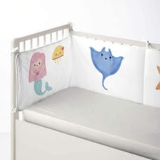 Cool Kids Mazuļa gultas aizsargs Cool Kids Mermaid (60 x 60 x 60 + 40 cm)