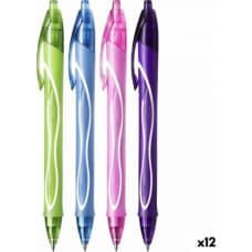 BIC Gela pildspalva Bic Gel-Ocity Quick Dry 4 Colours 12 gb.
