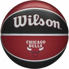 Wilson Basketbola bumba Wilson NBA Team Tribute Chicago Bulls Sarkans Viens izmērs