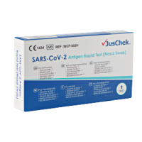 JusCheck - Covid 19 antigēnu tests - SARS-CoV-2 (Komplekts sastāv no 6 testiem)